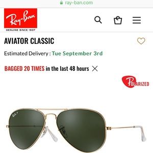 Polarized Ray Bans Gold Frame